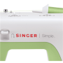Singer , Sewing Machine , Simple 3229 , Number of stitches 31 , Number of buttonholes 1 , White/Green