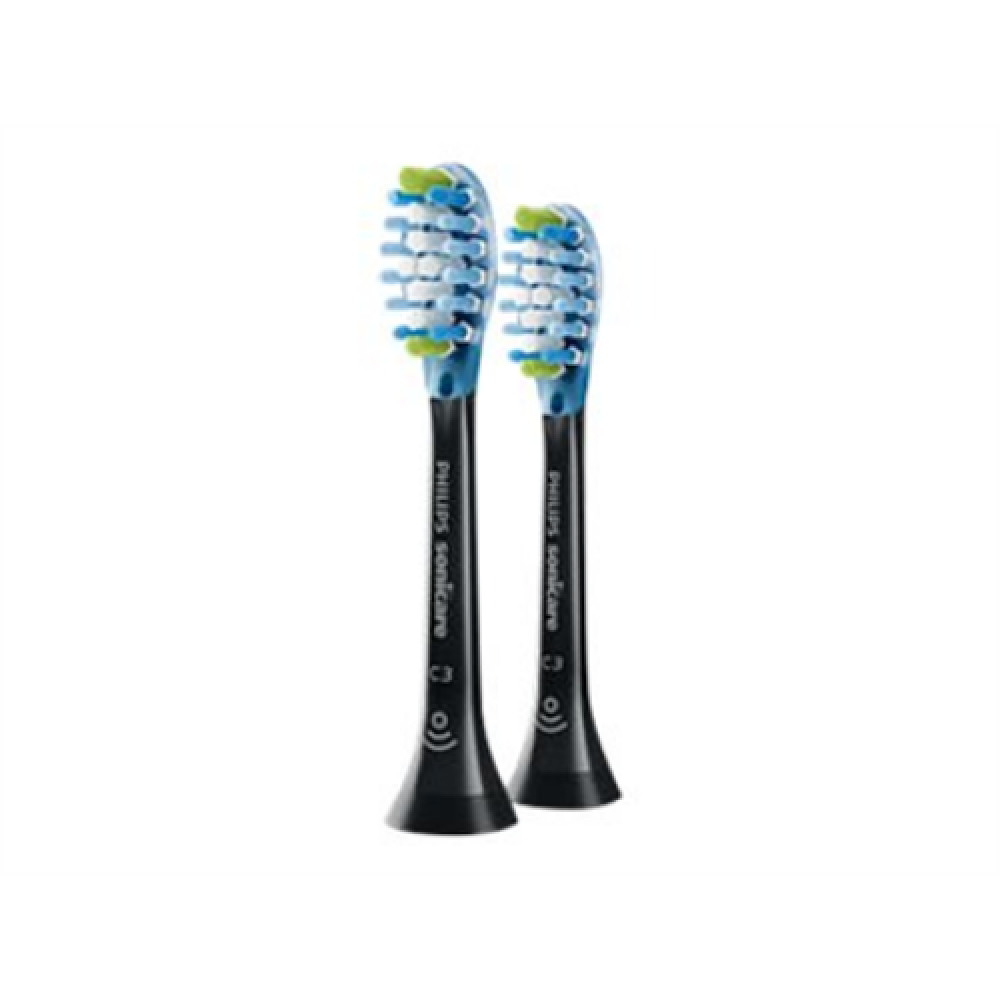Philips , Interchangeable Sonic Toothbrush Heads , HX9042/33 Sonicare C3 Premium Plaque Defence , Heads , For adults and children , Number of brush heads included 2 , Number of teeth brushing modes Does not apply , Sonic technology , Black