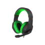 GENESIS ARGON 200 Gaming Headset, On-Ear, Wired, Microphone, Green , Genesis , ARGON 200 , Wired , On-Ear