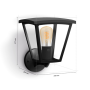 Philips Hue Inara Outdoor wall light , E27 , 7 W , Warm white