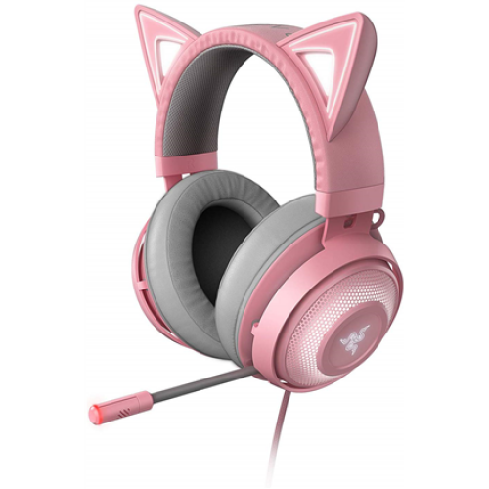 Razer Kraken Kitty Gaming Headset, Wired, Quartz Razer , Wired , On-Ear , Gaming Headset , Kraken Kitty