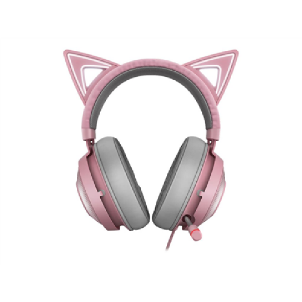Razer Kraken Kitty Gaming Headset, Wired, Quartz Razer , Wired , On-Ear , Gaming Headset , Kraken Kitty