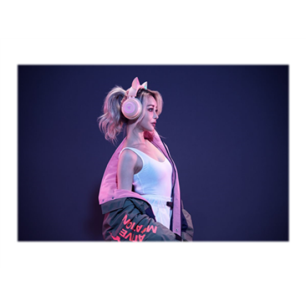 Razer Kraken Kitty Gaming Headset, Wired, Quartz Razer , Wired , On-Ear , Gaming Headset , Kraken Kitty
