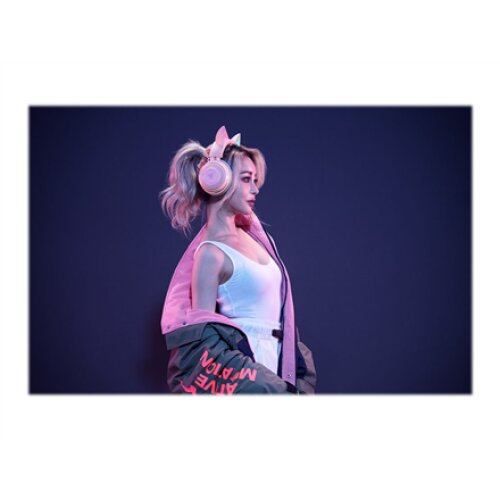 Razer Kraken Kitty Gaming Headset, Wired, Quartz Razer , Wired , On-Ear , Gaming Headset , Kraken Kitty