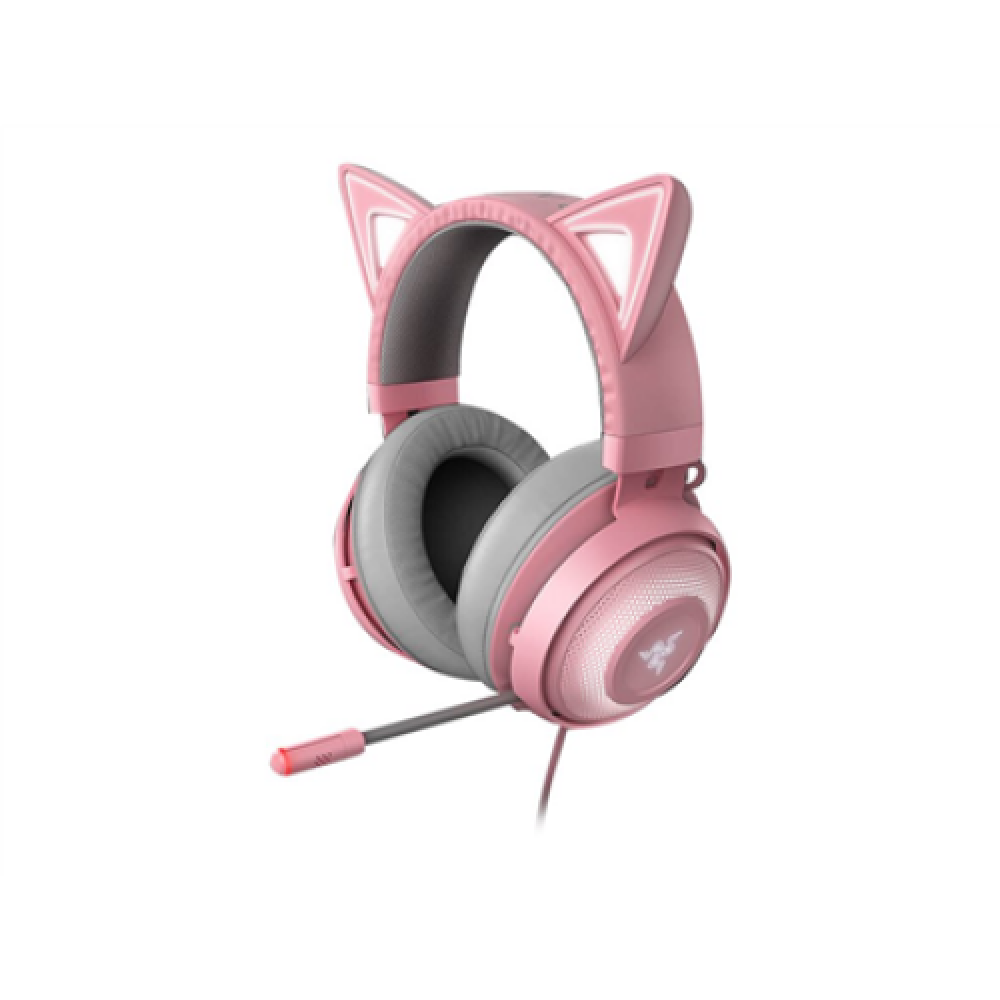 Razer Kraken Kitty Gaming Headset, Wired, Quartz Razer , Wired , On-Ear , Gaming Headset , Kraken Kitty