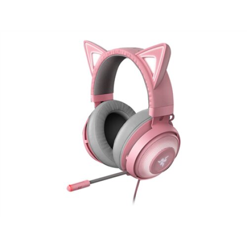 Razer Kraken Kitty Gaming Headset, Wired, Quartz Razer , Wired , On-Ear , Gaming Headset , Kraken Kitty