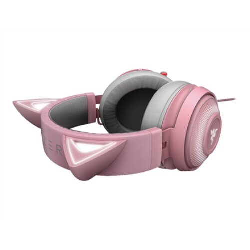 Razer Kraken Kitty Gaming Headset, Wired, Quartz Razer , Wired , On-Ear , Gaming Headset , Kraken Kitty