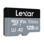 Lexar , Professional 1066x , UHS-I , 128 GB , MicroSDXC , Flash memory class 10