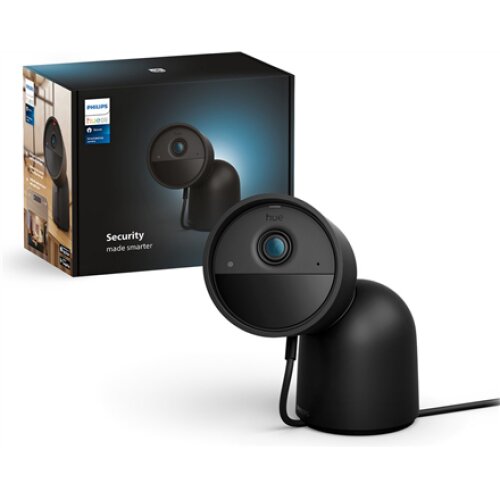 Philips Hue , Secure Wired Desktop Camera , Bullet , IP65 , Black
