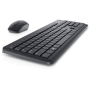 Dell , Keyboard and Mouse , KM3322W , Keyboard and Mouse Set , Wireless , Batteries included , EE , Black , Wireless connection