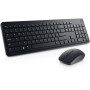 Dell , Keyboard and Mouse , KM3322W , Keyboard and Mouse Set , Wireless , Batteries included , Wireless connection , EE , Black