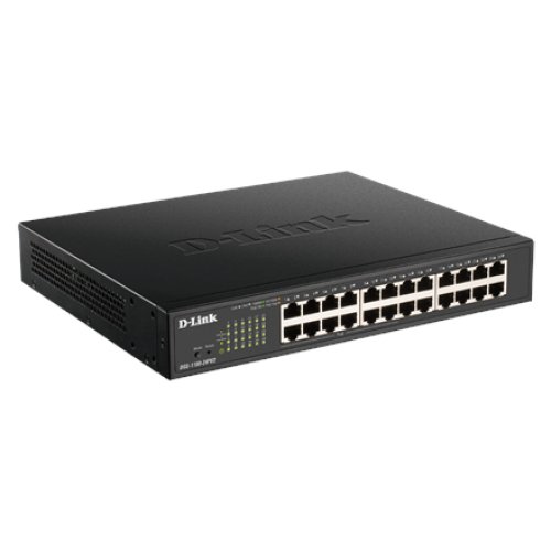 D-Link , Smart Switch , DGS-1100-24PV2 , Managed , Rack Mountable , Power over Ethernet (PoE) ports quantity 12 , Power supply type Single