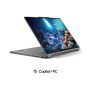 Lenovo Yoga 9 2-in-1 14ILL10 , Luna Grey , 14 , OLED , Touchscreen , 2.8K WQXGA+ , 2880 x 1800 pixels , Intel Core Ultra 7 , 258V , 32 GB , Soldered LPDDR5x , Solid-state drive capacity 1000 GB , Intel Arc Graphics 140V , Windows 11 Pro , 802.11be , Bluet