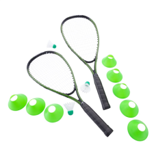 Pure4Fun , Speed Badminton Set, 58x21cm , Black/Green
