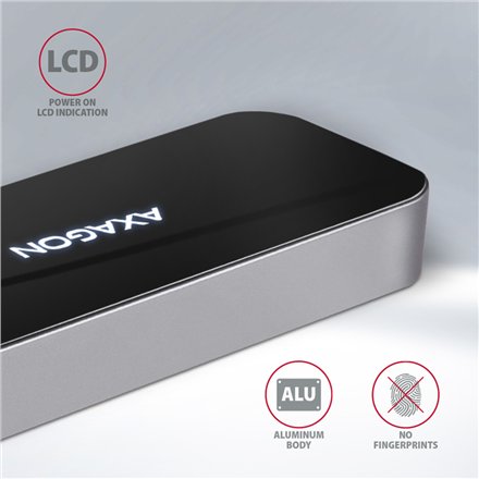 AXAGON SuperSpeed USB-C COMBO 6in1 Hub , HMC-6GL