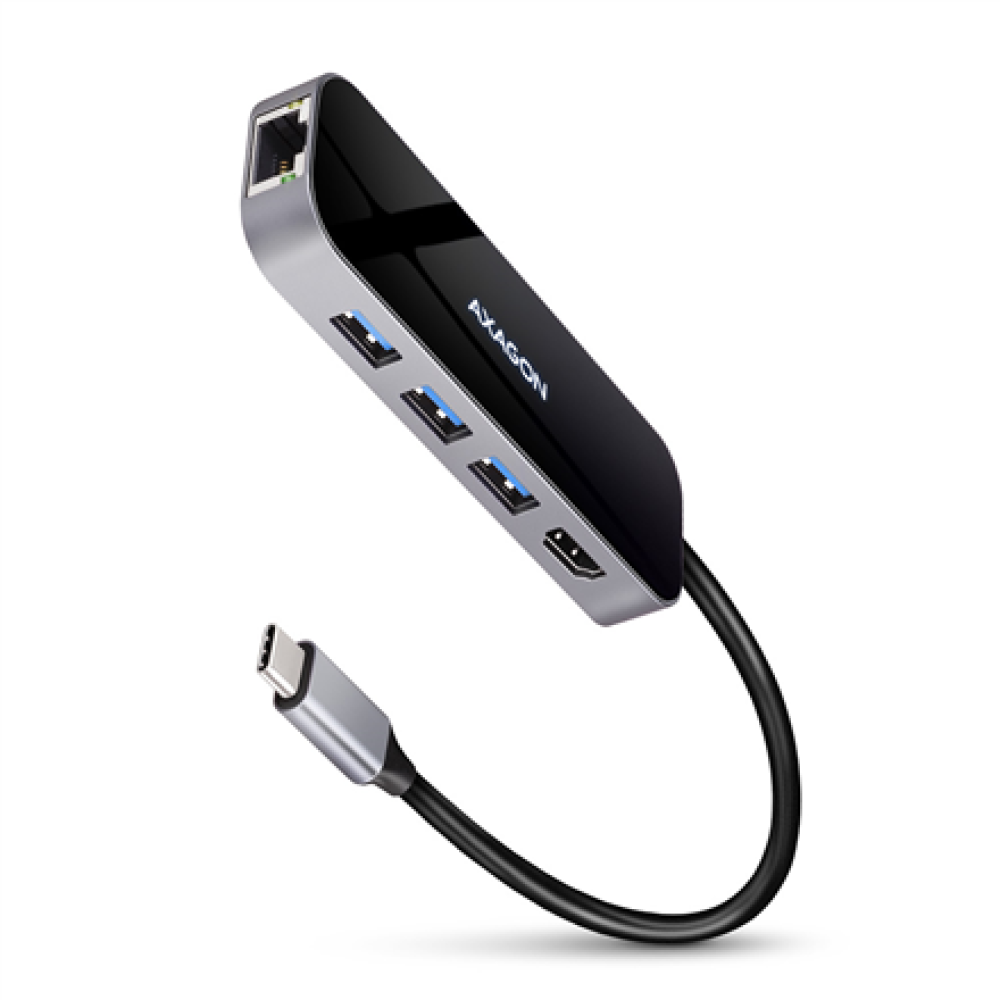 AXAGON SuperSpeed USB-C COMBO 6in1 Hub , HMC-6GL