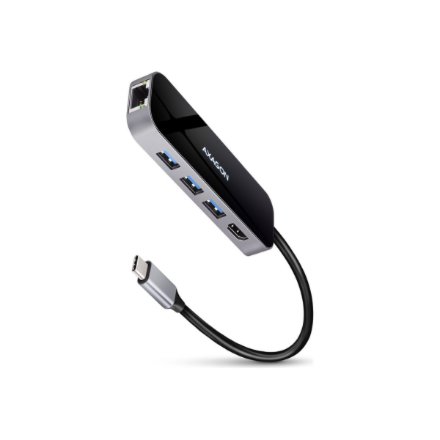 AXAGON SuperSpeed USB-C COMBO 6in1 Hub , HMC-6GL