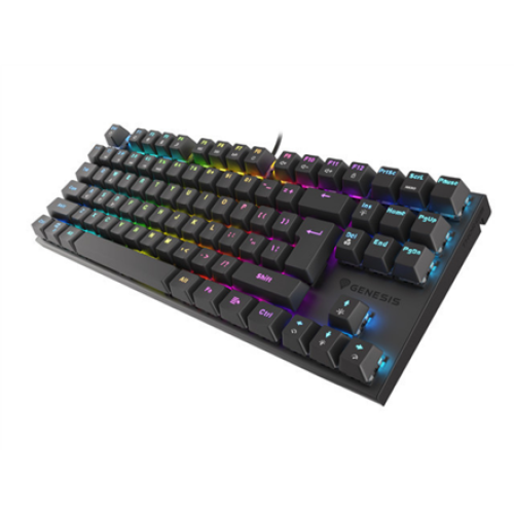 Genesis , THOR 303 TKL , Black , Mechanical Gaming Keyboard , Wired , RGB LED light , US , USB Type-A , 865 g , Replaceable HOT SWAP Switches