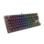 Genesis , THOR 303 TKL , Mechanical Gaming Keyboard , RGB LED light , US , Black , Wired , USB Type-A , 865 g , Replaceable HOT SWAP Switches