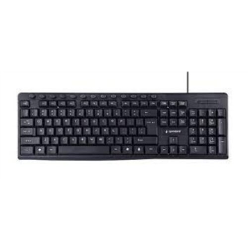 Gembird , Multimedia Keyboard , KB-UM-107 , Multimedia , Wired , US , Black