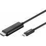 Goobay , Black , USB-C male , HDMI male (type A) , USB-C to HDMI , 1.8 m