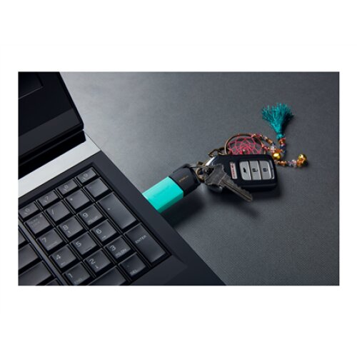 Kingston , USB Flash Drive , DataTraveler Exodia , 256 GB , USB Type-A , Black/Teal