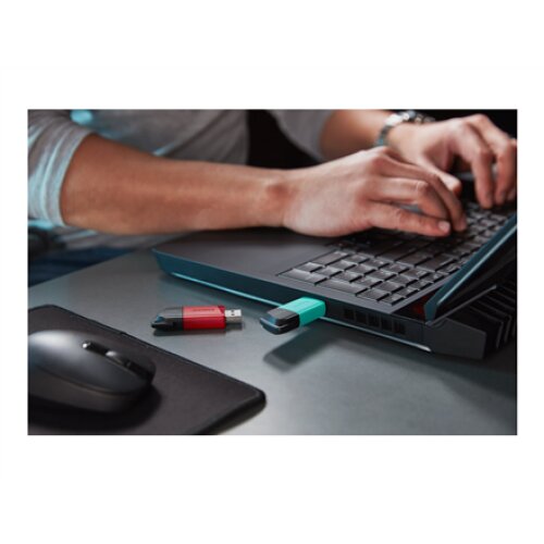 Kingston , USB Flash Drive , DataTraveler Exodia , 256 GB , USB Type-A , Black/Teal