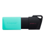 Kingston , USB Flash Drive , DataTraveler Exodia , 256 GB , USB 3.2 Gen 1 , Black/Teal