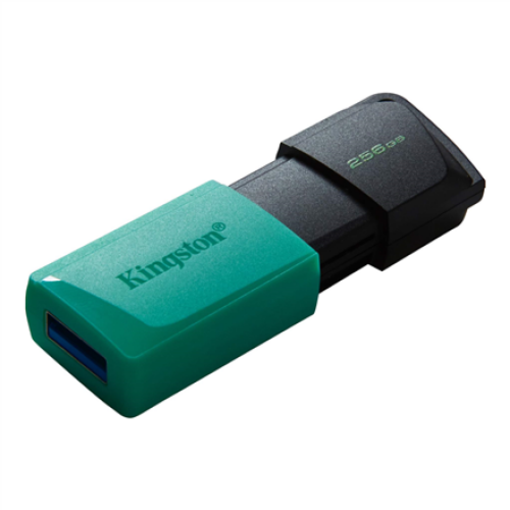 Kingston , USB Flash Drive , DataTraveler Exodia , 256 GB , USB 3.2 Gen 1 , Black/Teal