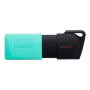 Kingston , USB Flash Drive , DataTraveler Exodia , 256 GB , USB 3.2 Gen 1 , Black/Teal