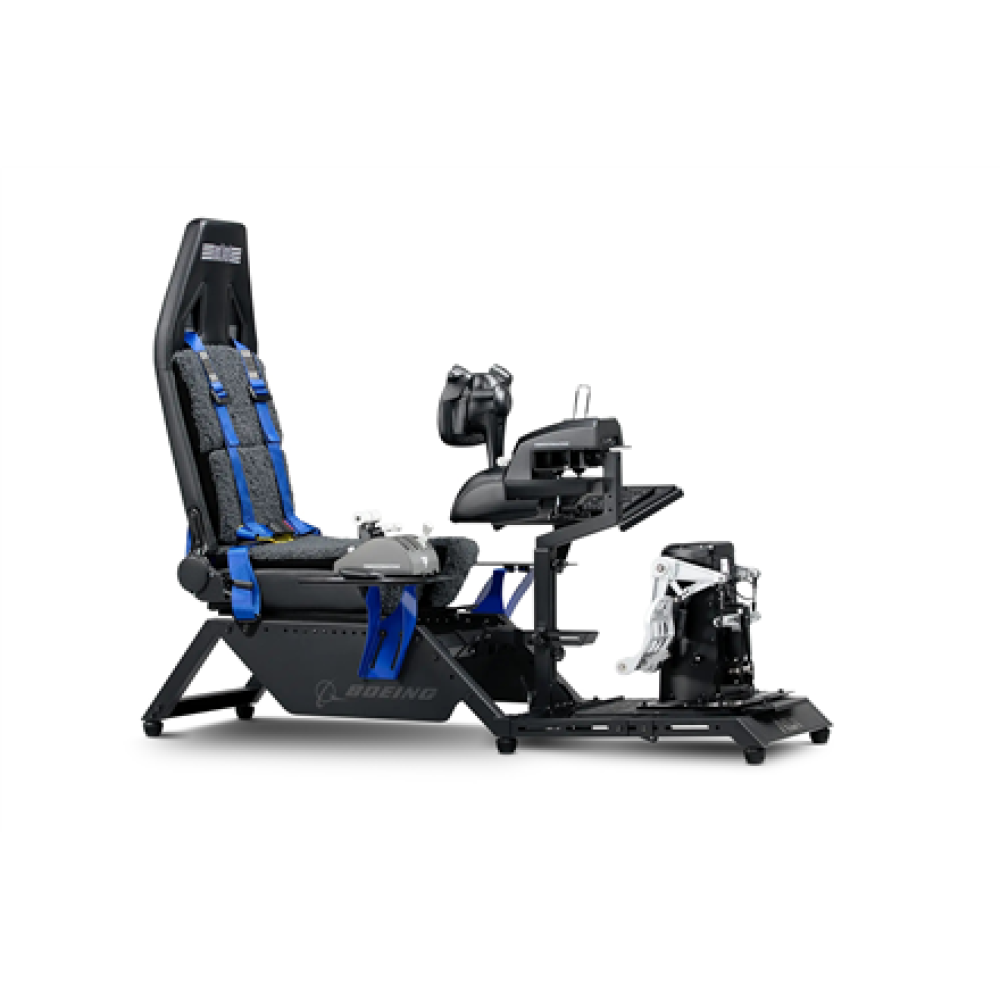 Next Level Racing Boeing Commercial Edition Flight Simulator , Blue highlights