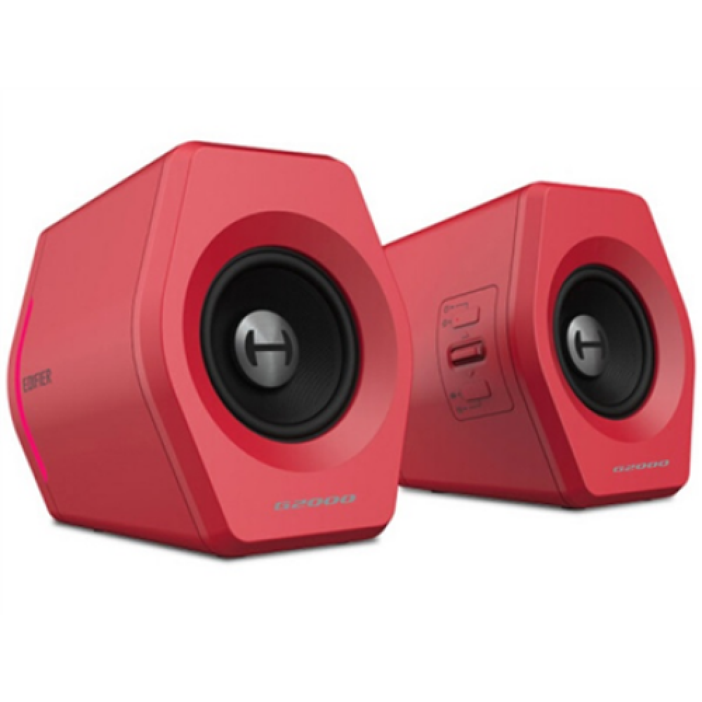 Edifier Gaming Speakers G2000 Bluetooth/USB/AUX, 32 W, Wireless/Wired, Red