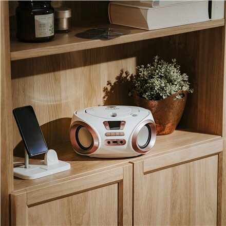 Adler , CD-MP3 Boombox , AD 1181 , Speakers , USB connectivity , FM