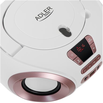Adler , CD-MP3 Boombox , AD 1181 , Speakers , USB connectivity , FM