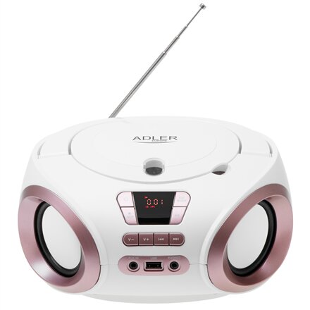 Adler , CD-MP3 Boombox , AD 1181 , Speakers , USB connectivity , FM