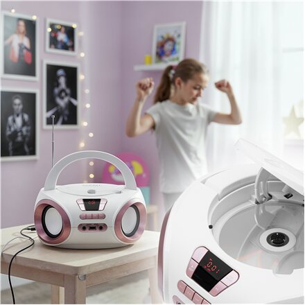 Adler , CD-MP3 Boombox , AD 1181 , Speakers , USB connectivity , FM