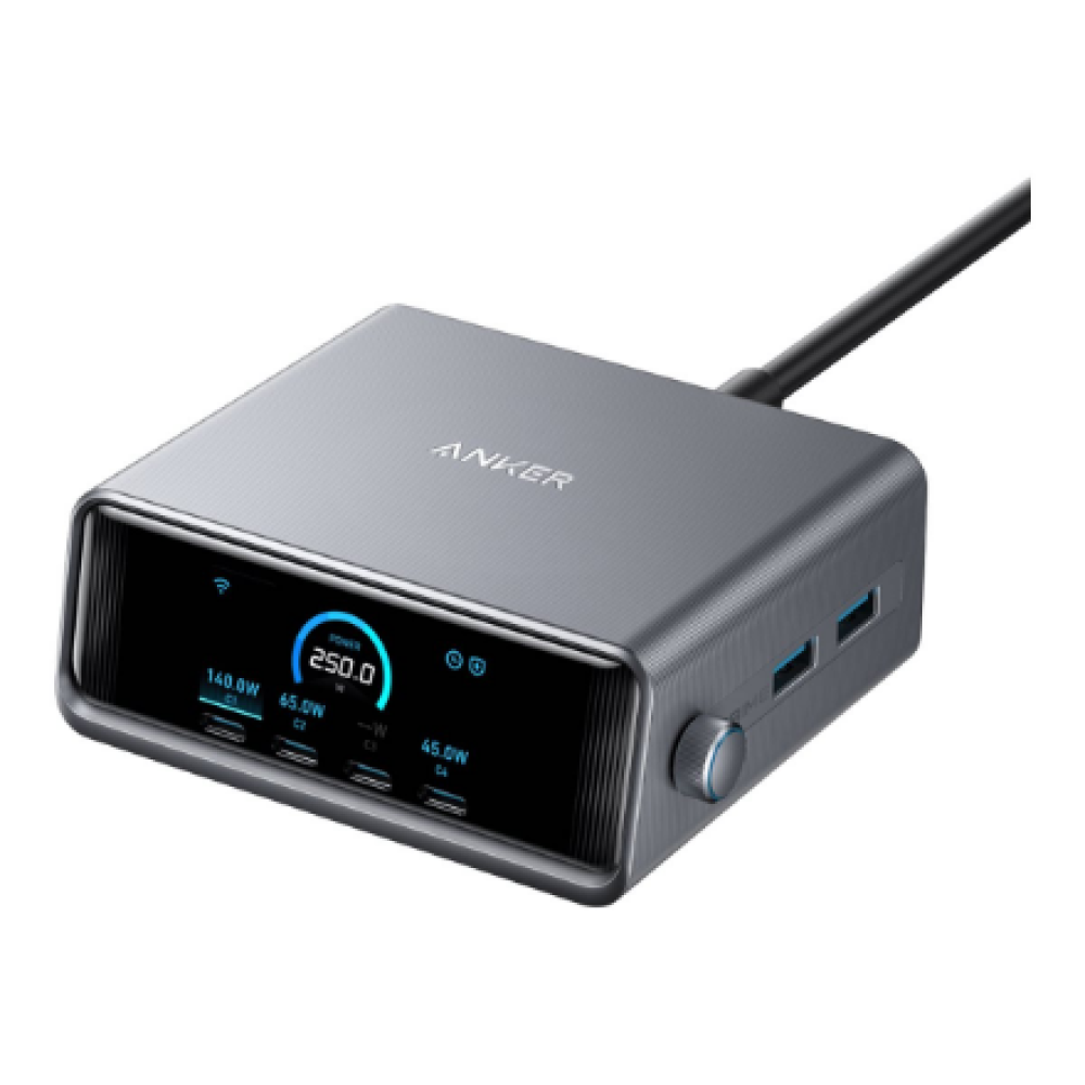 Anker Prime Charger (250W, 6 Ports, GaNPrime) , A2345341
