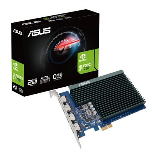Asus , GT730-4H-SL-2GD5 , NVIDIA , 2 GB , GeForce GT 730 , GDDR5 , HDMI ports quantity 4 , PCI Express 2.0 , Memory clock speed 5010 MHz , Processor frequency 902 MHz