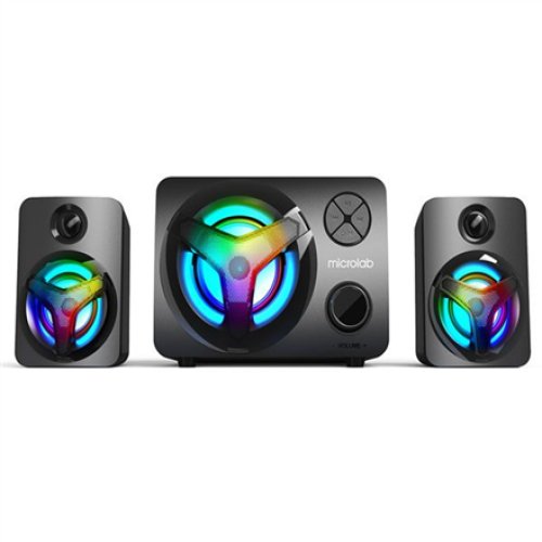 Microlab 2.1 Speakers U-210 11 W, Black, Bluetooth