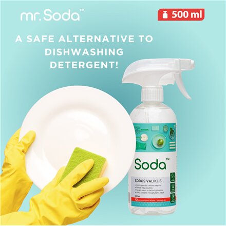 Soda , Liquid cleanser with spray, 500ml