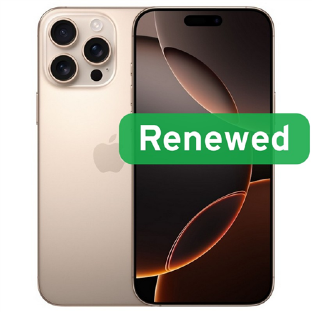 Apple Renew Grade C , Apple iPhone 16 Pro Max , Desert Titanium , 6.9 , OLED , 256 GB , 5G , iOS
