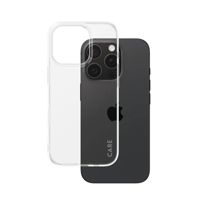 CARE Fashionable Case , Back cover , Apple , iPhone 16 PRO , Recycled plastic , Transparent , X-Ray Soft Basic