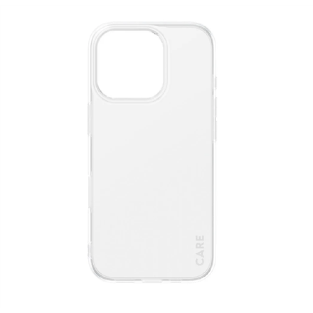 CARE Fashionable Case , Back cover , Apple , iPhone 16 PRO , Recycled plastic , Transparent , X-Ray Soft Basic