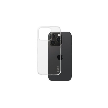 CARE Fashionable Case , Back cover , Apple , iPhone 16 PRO , Recycled plastic , Transparent , X-Ray Soft Basic