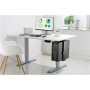 PC Table Mount , DA-90411 , Height adjustment 30-51 cm , Steel , Black