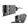 PC Table Mount , DA-90411 , Height adjustment 30-51 cm , Steel , Black