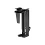 PC Table Mount , DA-90411 , Height adjustment 30-51 cm , Steel , Black