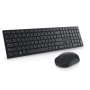 Dell , Pro Keyboard and Mouse , KM5221W , Keyboard and Mouse Set , Wireless , Batteries included , EE , Black , Wireless connection