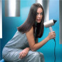 Cecotec Hair dryer , DryGlam Nano Plasma , 1600 W , Number of temperature settings 3 , Ionic function , Black/Rose Gold , Diffuser nozzle