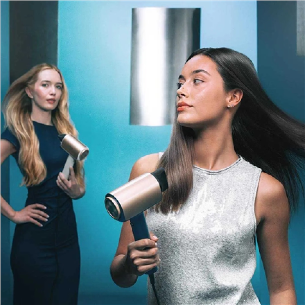 Cecotec Hair dryer , DryGlam Nano Plasma , 1600 W , Number of temperature settings 3 , Ionic function , Black/Rose Gold , Diffuser nozzle